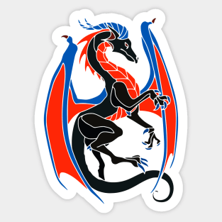 Medieval Dragon Sticker